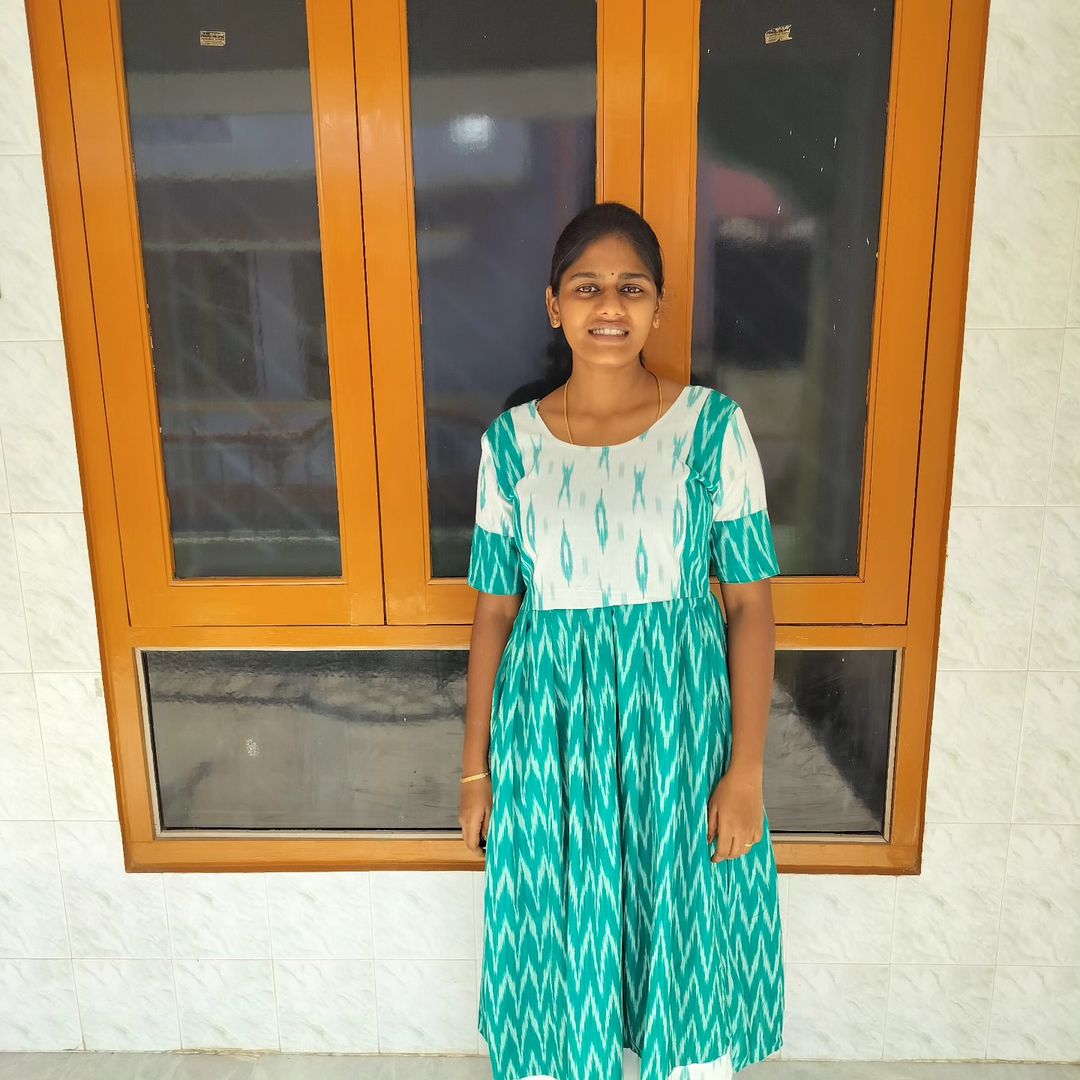 Handcrafted Ikkat Cotton Maxi