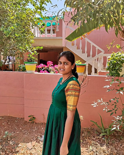 Green Full Length Maxi