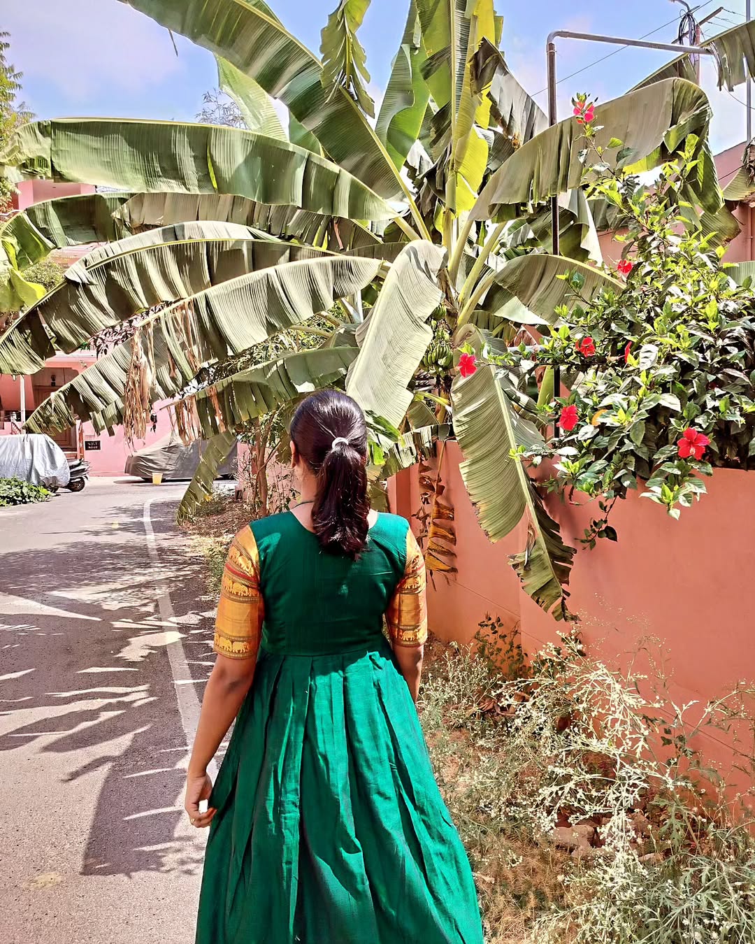 Green Full Length Maxi