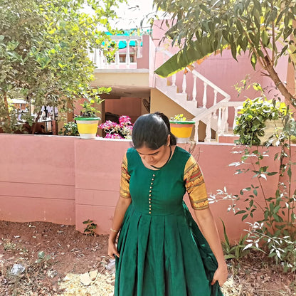 Green Full Length Maxi