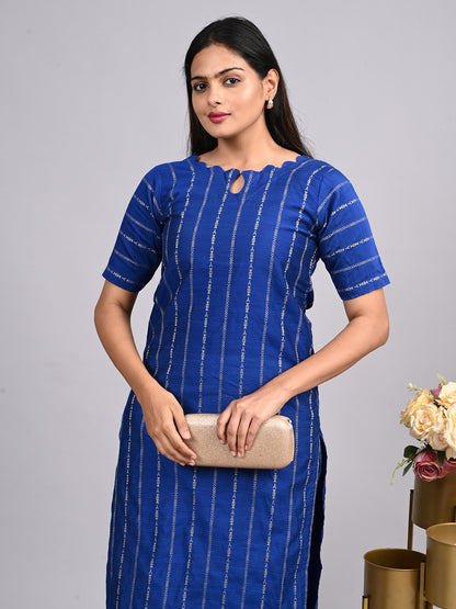 Raw silk Kurtis 3 pcs set