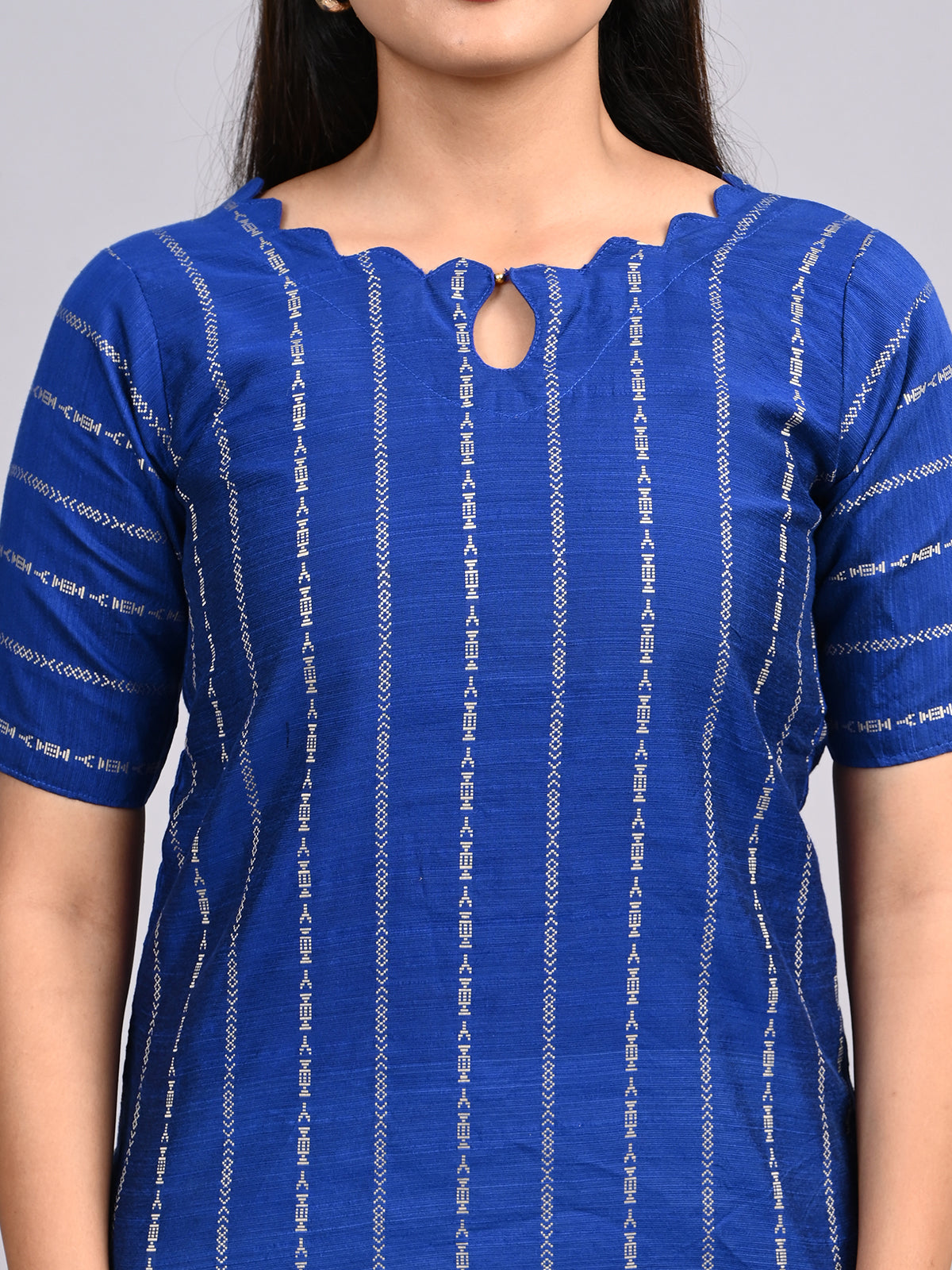 Raw silk Kurtis 3 pcs set