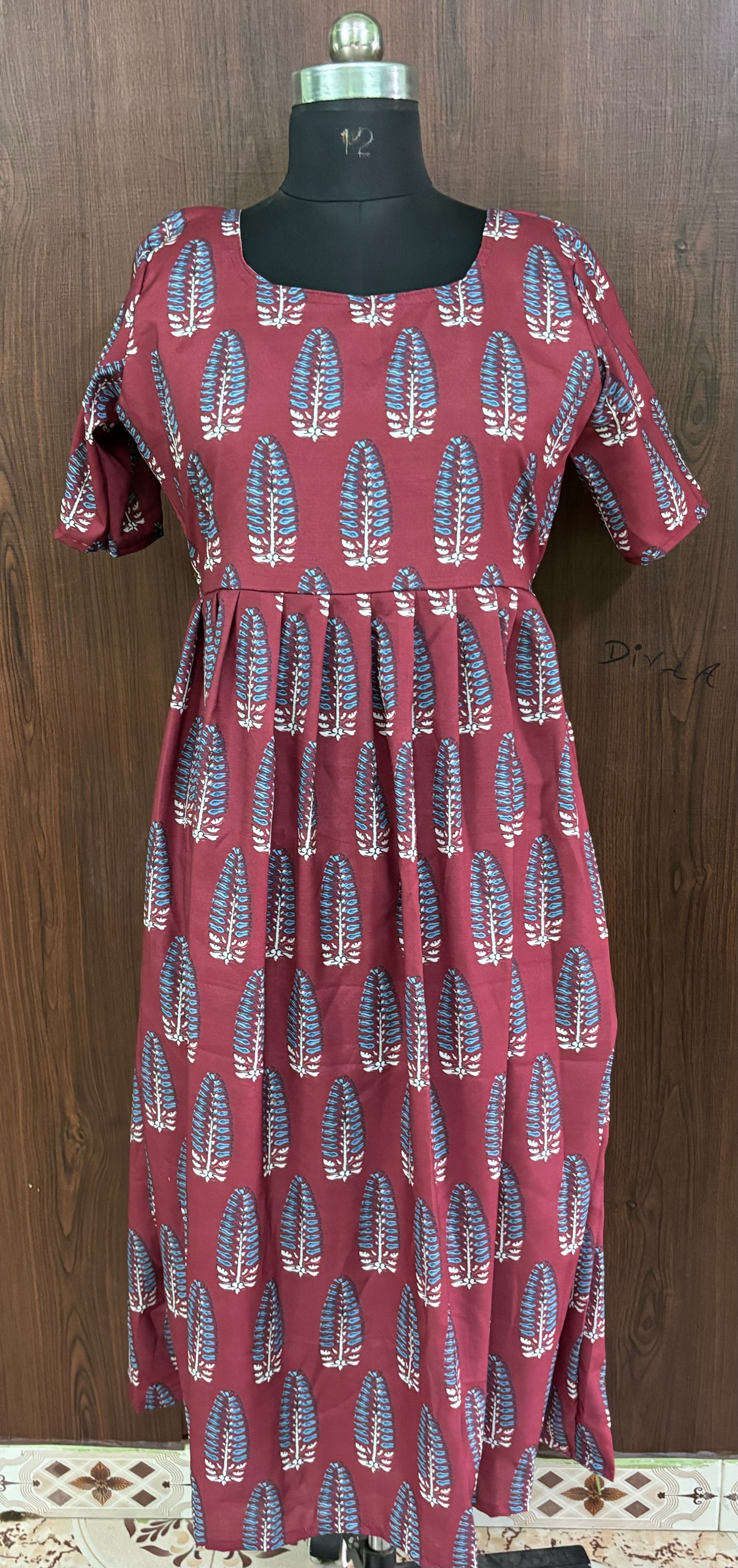 daily wear woven  maxies with all over ajreck print