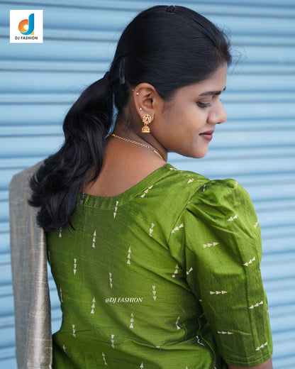 Raw silk Kurtis 3 pcs set