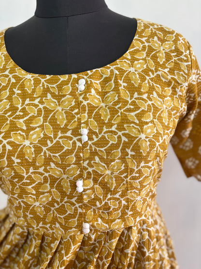 Pure Jaipur Cotton Printed 2-Tier Maxi – Comfortable & Stylish Everyday Wear