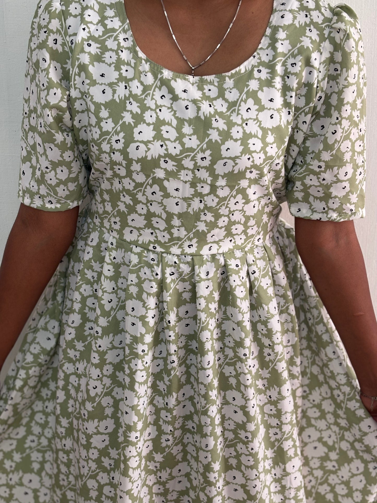 Crepe Fabric Casual Maxi | all over floral Print with Yoke Lining – Perfect for Daily Wear & Office Use