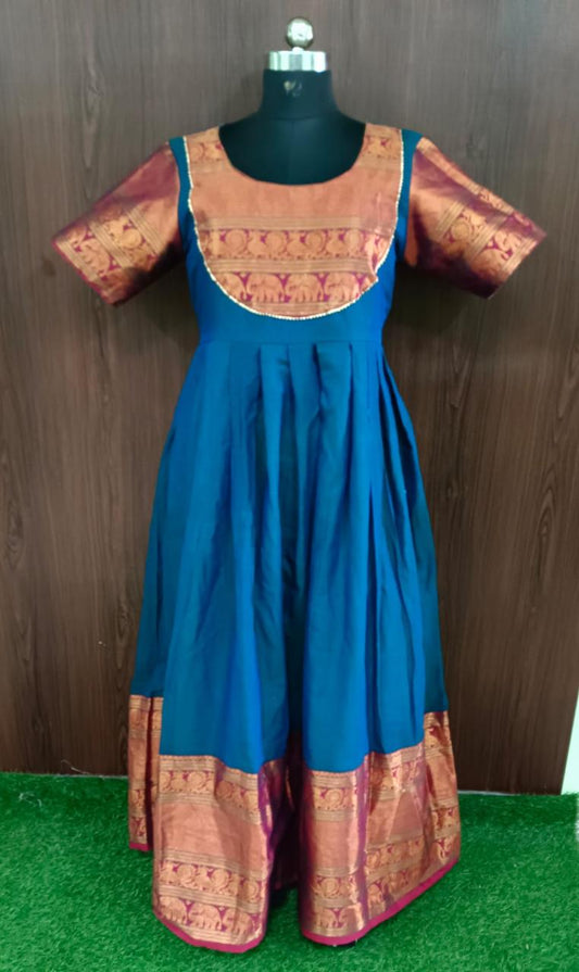 Blue Full Length Maxi