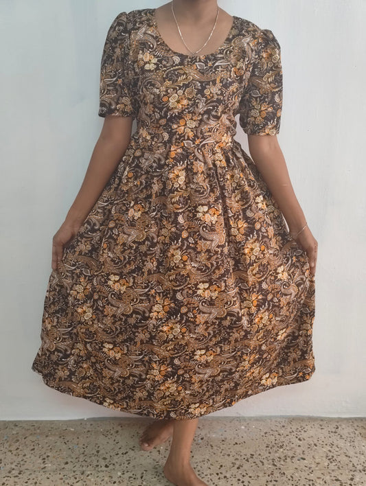 Crepe Flow Frock with Dreamy Drape and Effortless Elegant Fit – Perfect for Daily Wear & Office Use