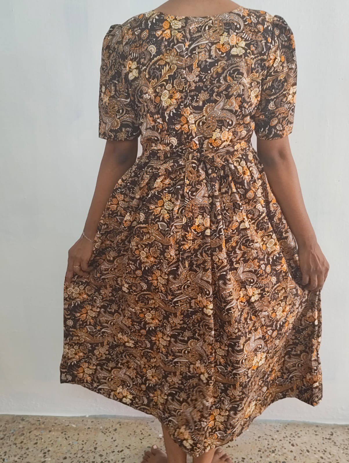 Crepe Flow Frock with Dreamy Drape and Effortless Elegant Fit – Perfect for Daily Wear & Office Use