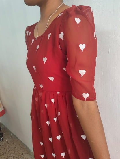 Elegant Georgette Fabric Frock for Women – Office & Casual Everyday Wear