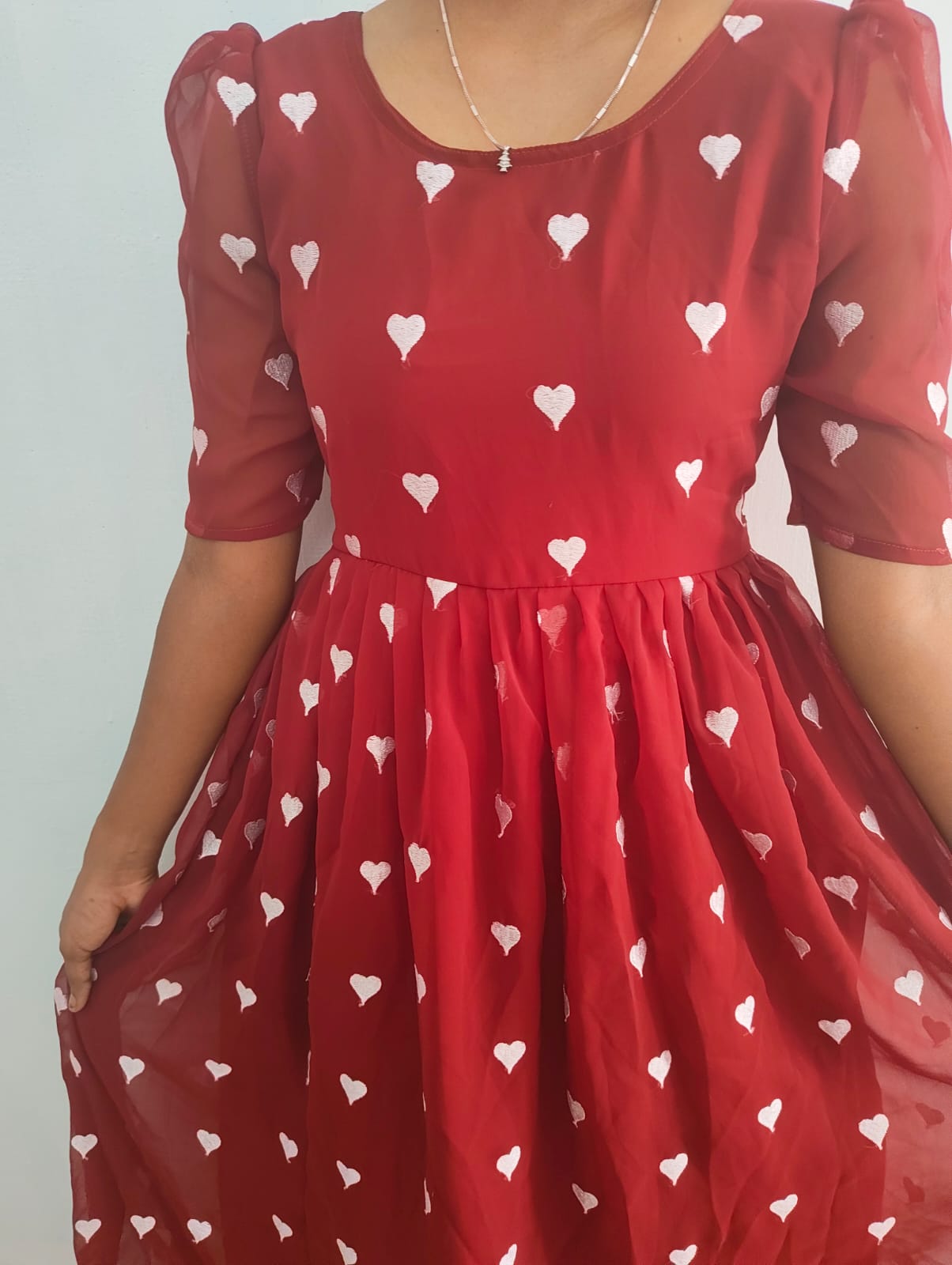 Elegant Georgette Fabric Frock for Women – Office & Casual Everyday Wear