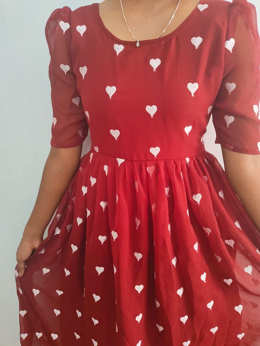 Elegant Georgette Fabric Frock for Women – Office & Casual Everyday Wear